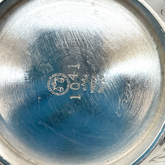 Middletown Plate Co. Quadrupleplate Silver Sugar Canister w/ Handle 1041 - Picture 7 of 9